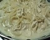 A picture of step 7 of Easy Chicken Tenders and Cream Spaghetti.