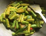 A picture of step 3 of Ridge Gourd (Jhinge)Aloo sabji.