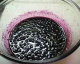 A picture of step 3 of Reduced Sugar Blueberry Jam Easily Made in the Microwave.