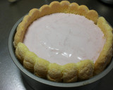 A picture of step 9 of Raspberry Mousse Charlotte.