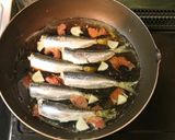 A picture of step 11 of No Fishy Smell! Soft All the Way to the Bones! Sardines Simmered in Umeboshi and Ginger.