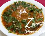 A picture of step 1 of Hyderabadi Chakna.