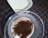 A picture of step 3 of Chocolate Layered Sandesh.