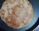 A picture of step 13 of Chick pea and banana pancakes with peanut butter spread.