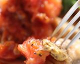 A picture of step 11 of Mackerel Tatsuta Topped with Grilled Tomato.