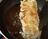 A picture of step 7 of Layered Pork "Steak" with Cheese using Thinly Sliced Pork Offcuts.