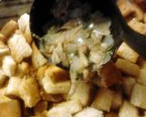 A picture of step 10 of Potato Bread Stuffing.