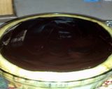 A picture of step 9 of Bisquick grasshopper cheesecake.