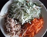 Foto del paso 1 de la receta: Pasta con  vegetales 🍆🥕