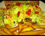 A picture of step 12 of Tex's Surf & Turf Sarnie 🐠🐮🍞.