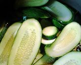 A picture of step 4 of macerated cucumbers.
