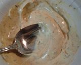 A picture of step 4 of Egg avocado and olive salad.