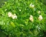 Hình bước làm 3 của món Canh cải xanh nấu tôm