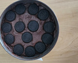 Foto del paso 4 de la receta: Brownie con tarta de queso y oreo