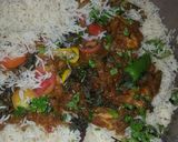 A picture of step 3 of Beef biryani.