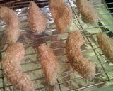 A picture of step 6 of Vickys Baked & Breaded Avocado Fries, GF DF EF SF NF.
