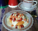 Foto langkah ke 2 dari resep Snowy mixed fruits sweet potatoes.