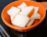 A picture of step 1 of Easy Bread Au Gratin in 5 minutes.