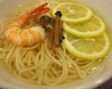 A picture of step 9 of Sudachi Noodles - Use Udon, Somen or Hiyamugi Noodles.