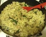 Bow tie With Mushrooms And Spinach recipe step 10 photo