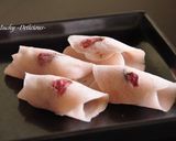 A picture of step 4 of Cherry Blossom Mochi with Petals.