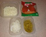 A picture of step 3 of The New Mexican Pizza.