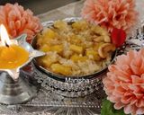 A picture of step 9 of Bhagar Pineapple Kesari.