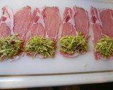 A picture of step 5 of Pork Wraps with Umeboshi and Cabbage.