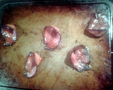 A picture of step 3 of Fudgy Chocolate Cake with Salted Caramel & Maple Bacon.
