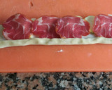 Foto del paso 6 de la receta: Rosas de jamón y calabacín