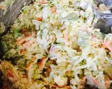 A picture of step 3 of Lazy Coleslaw.