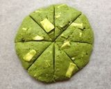 A picture of step 9 of Pancake Mix Matcha Chocolate Scone.