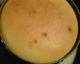 A picture of step 6 of White Chocolate New York Cheesecake.