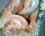 A picture of step 5 of Vickys Baked & Breaded Avocado Fries, GF DF EF SF NF.