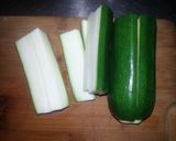 A picture of step 2 of Vegan fish fingers.