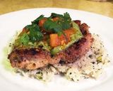 A picture of step 7 of Green Mexican Rice.