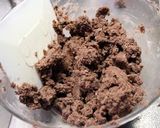 A picture of step 2 of Chocolate Shortbread Cookies For Valentine's Day.