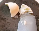 A picture of step 2 of Pressed and Steamed Hard-Boiled Eggs for Osechi or Bento.