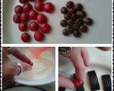A picture of step 6 of Ladybirds Spider Pretzels.