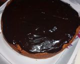 A picture of step 3 of Carrot cake with chocolate ganache.