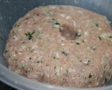 A picture of step 2 of Bulgarian Style Meat Balls.