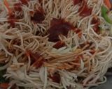 A picture of step 6 of Smokie Noodles.
