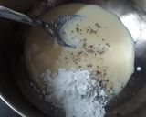 A picture of step 2 of Instant kharvas / junnu.