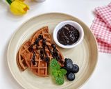 Foto langkah ke 5 dari resep Chocolate Waffle Gluten Free.
