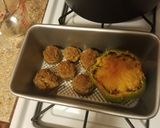 A picture of step 5 of Turkey Stuffed Peppers.