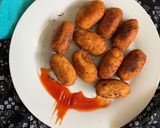 A picture of step 4 of Leftover Idli Nuggets.