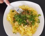 A picture of step 2 of Stuffed Aloo Kulcha.