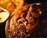 A picture of step 4 of Mix halwa.