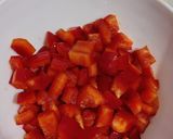 ,,Tacosy meksykańskie z warzywami i serem kozim,, krok przepisu 2 zdjęcie