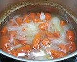 Foto del paso 2 de la receta Crema de zanahoria y mandarina